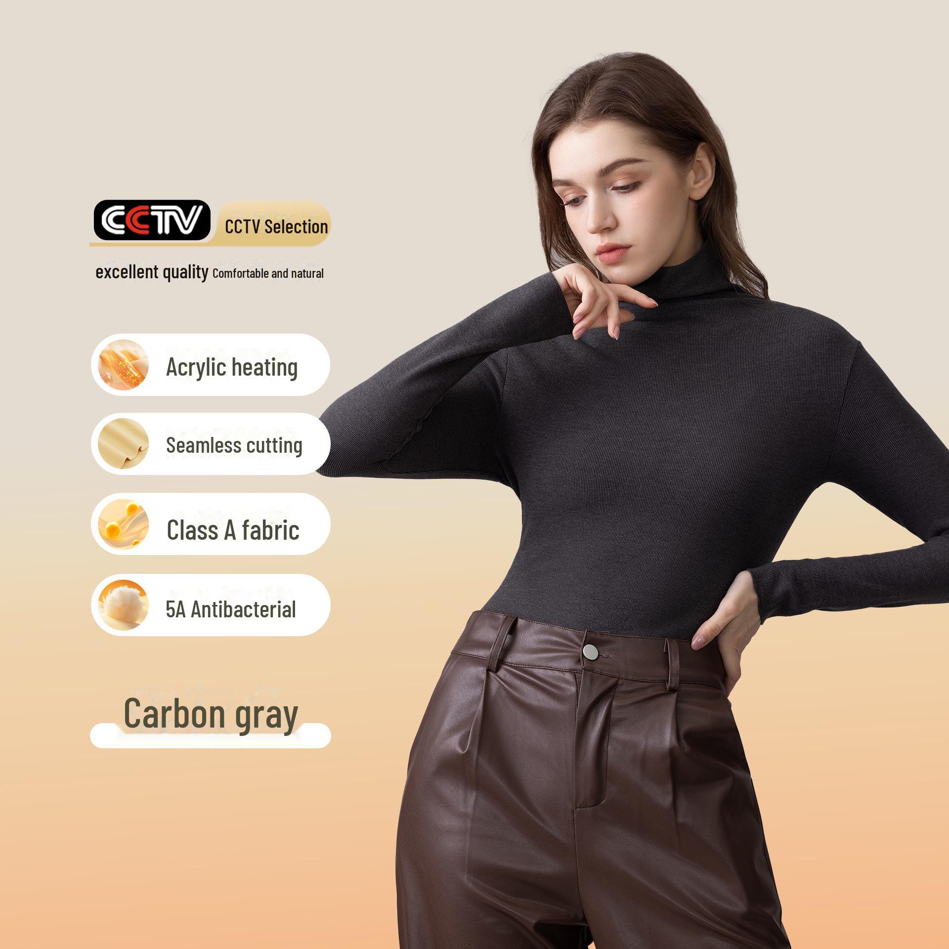 

Women s German Velvet Half-Turtleneck Shirt: Pile Collar, Thermal Innerwear, High-End Base Layer. S (80-100 lbs)