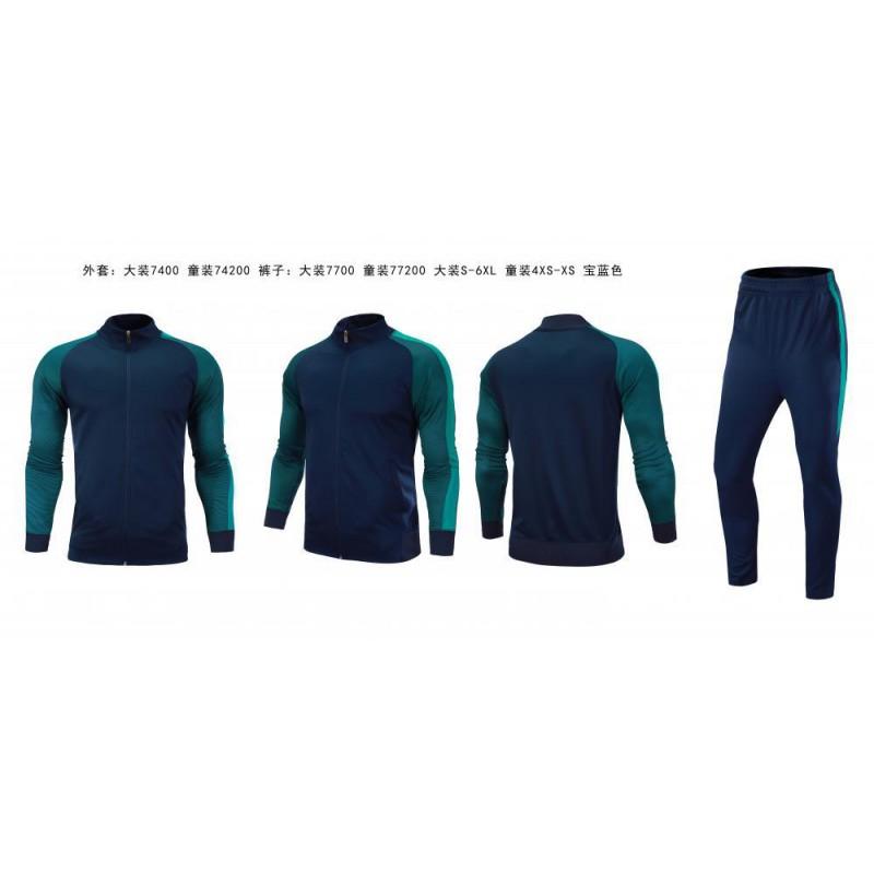 Youth Long Sleeve Soccer Jersey Set Breathable Quick Dry Sportswear Team Training