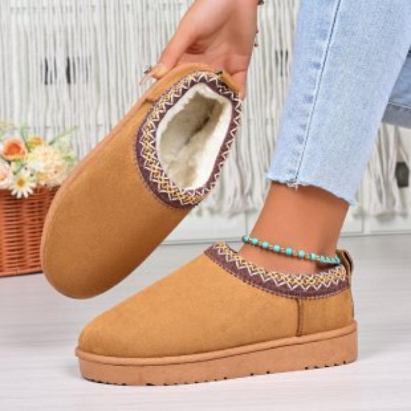 

Ленивые педальные зимние сапоги женские зимние новая мода сумка голова тапочки толстая подошва теплые хлопковые туфли большого размера 43 верблюд