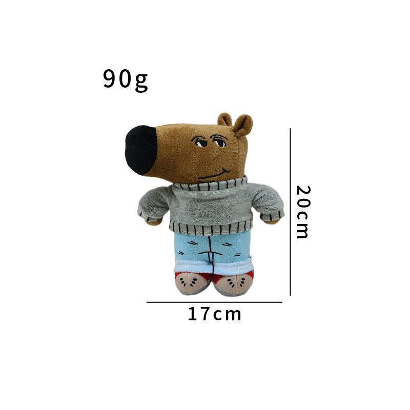 Chill Animal Guy Stuffed Plush Toy Cartoon Characters Doll Pendant Birthday Gift