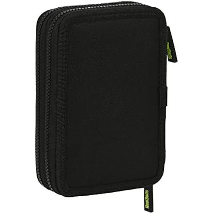 Small Double Pencil Case 28 Pcs - Safta - Real Betis Balompié - Green - Ballpoint - Mixed