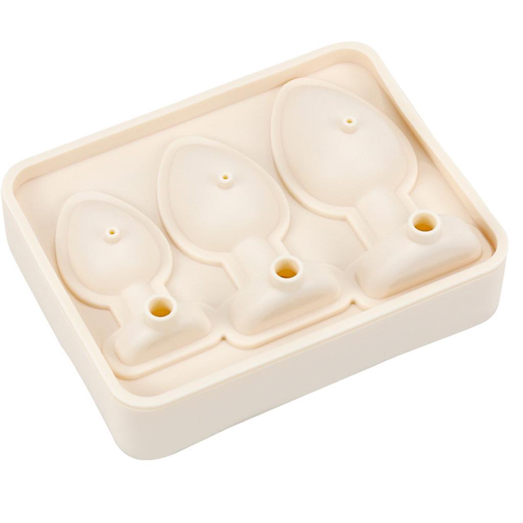 Ice Cube Mold Silicone Prank Butt Plug Shaped Mold Reusable Prank Ice Cube Molds Tray Fun Shape Ice Cube Trays for Juice Drink