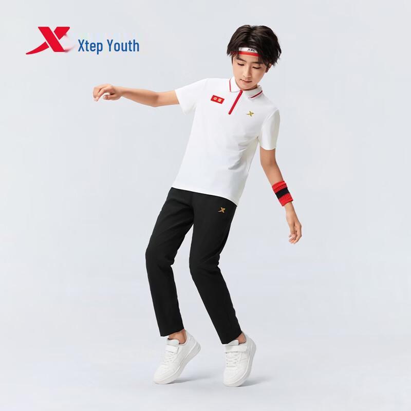 Xtep Youth Flag Raising Polo T-Shirt