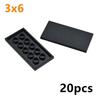 DO IT YOURSELF Ceramic Tile Construction Bricks MOC Smooth Figures Blocks 4x4 6x6 8x8 8x16 7x7 Works With 10202 1751 Learning Creativity Playthings