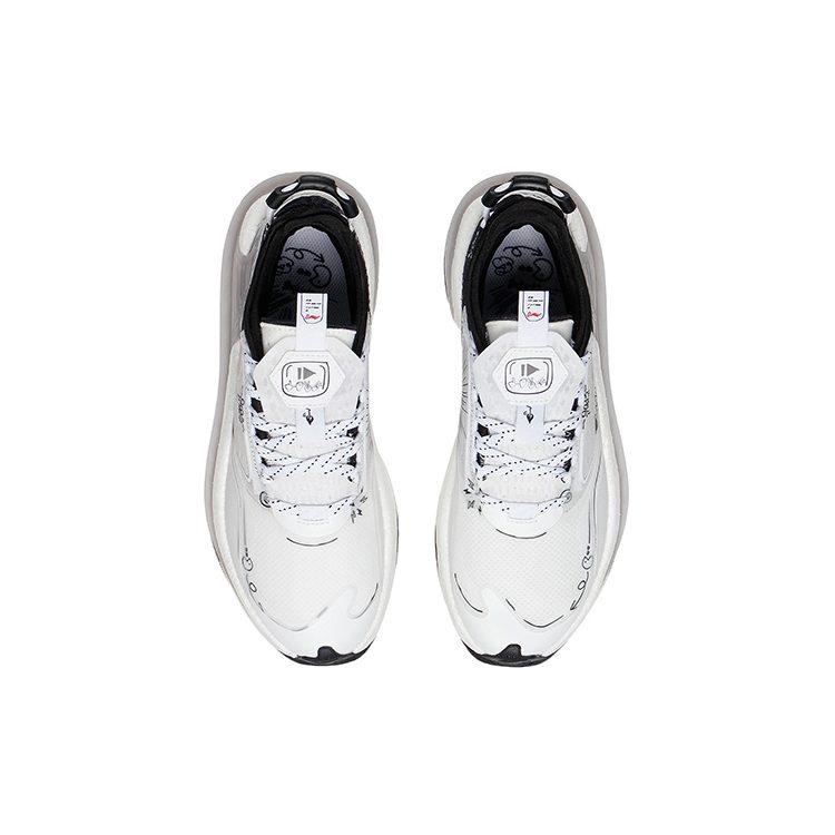 Li Ning Exceed 6 Fabric Low Top Sports Casual Shoes Women's White Black AGLS016-5