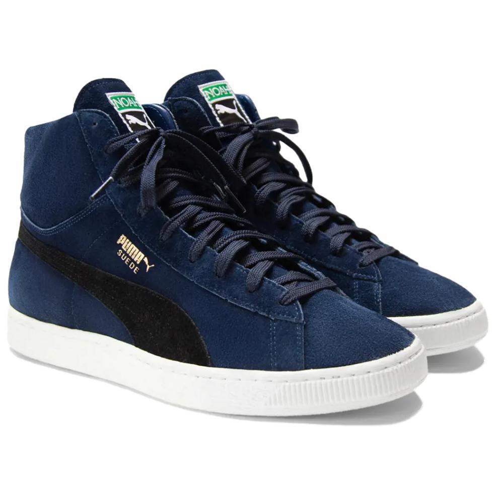 Puma Noah X Suede Classic Mid Made In Japan Elektro Blue Unisex Sneakers White Black 398315-01