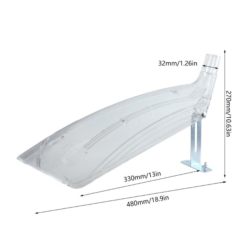 Clear Table Saw Protective Cover for 12inch Table Saw Housing Plastic Guard Keep Machine Work Room Clean and Secure