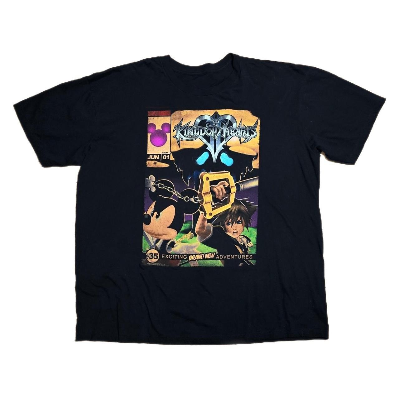 Новое Королевство Сердец Сора Микки Маус Аниме Комикс Футболка Размер S-5XL ПЕРЕПЕЧАТКА 4XL