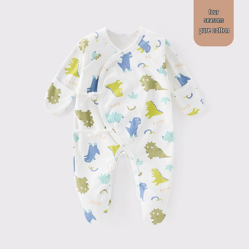 

Боді для недоношеного малюка з рукавицями та пінетками - Милий одяг для сну проти здригання 59cm