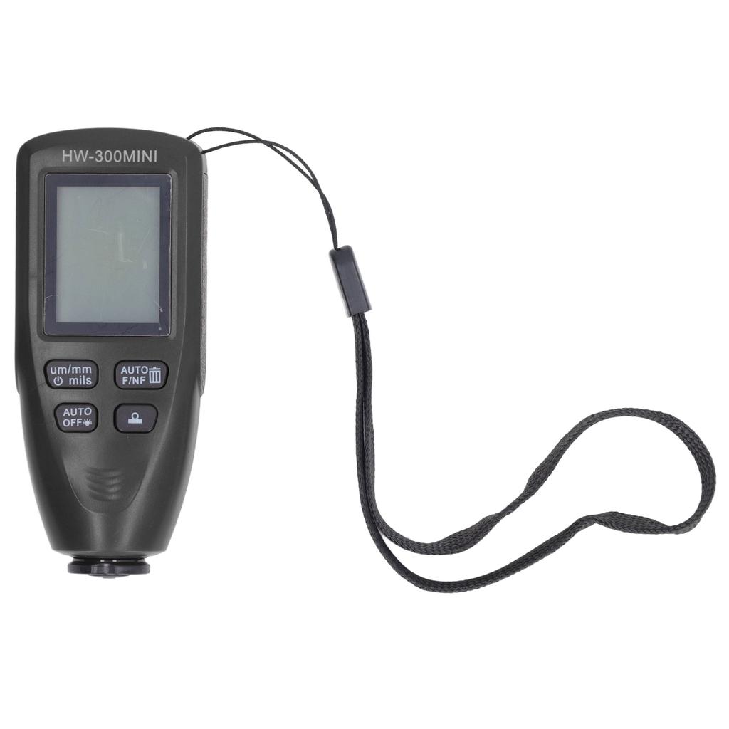 Car Coating Thickness Meter Automatic Measurement Automotive Paint Film Thickness Gauge Black