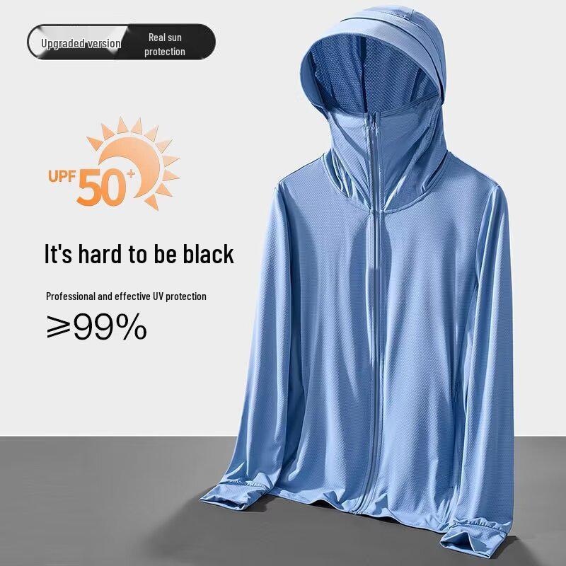 Unisex Ice Silk Cooling Sun Protection Lightweight Quick-Dry Sportswear for Outdoor Fishing