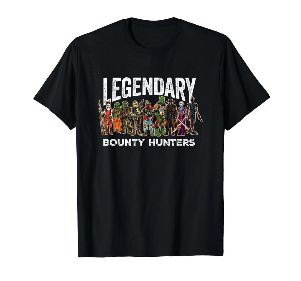 Star Wars Legendary Bounty Hunters Boba Fett Ig-88 Cad Bane T-Shirt_