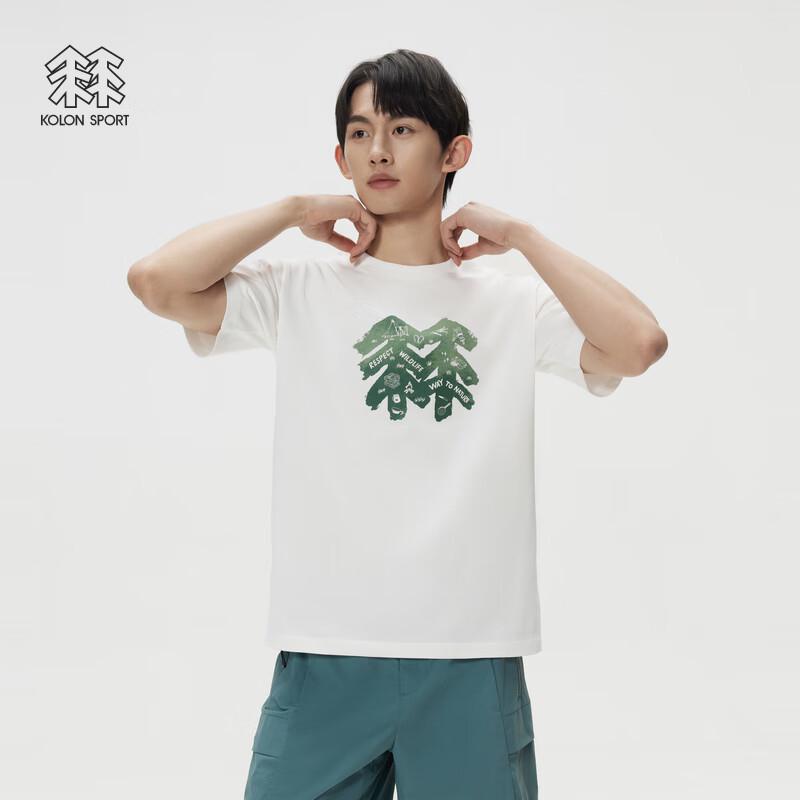 KOLON SPORT Unisex Graphic Print Short Sleeve T-Shirt M