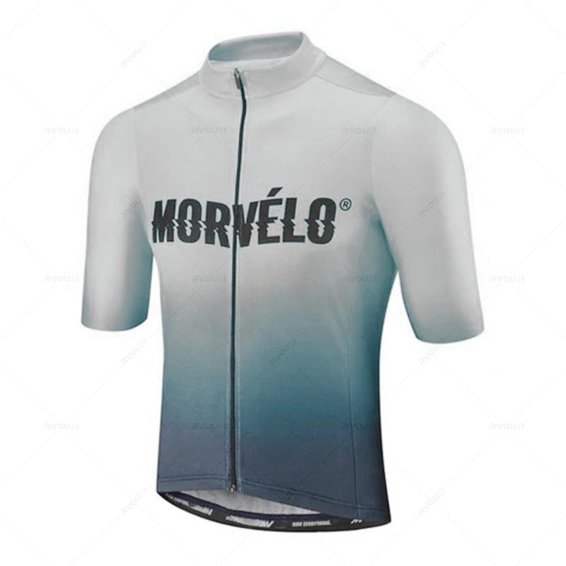 

Morvelo-Cycling Jersey Set, Breathable Clothing, MTB Clothes, Bicycle Bib Pants, Bike Race Sportswear, Summer XS（old）