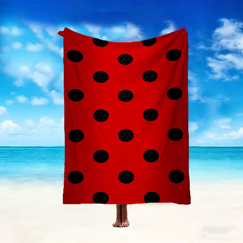 1 pezzo Coperta Morbida Stampata per la Casa, Coperta Coccinella per Letto e Divano, Regalo Speciale per la Famiglia