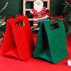 2PCS Thickened New Year Gift Bag Red Green Christmas Apple Bag Christmas Gift Bag  Home Decoration