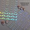 Self-Adhesive Gold & Silver Foil French Nail Stickers In Trendy DH Style