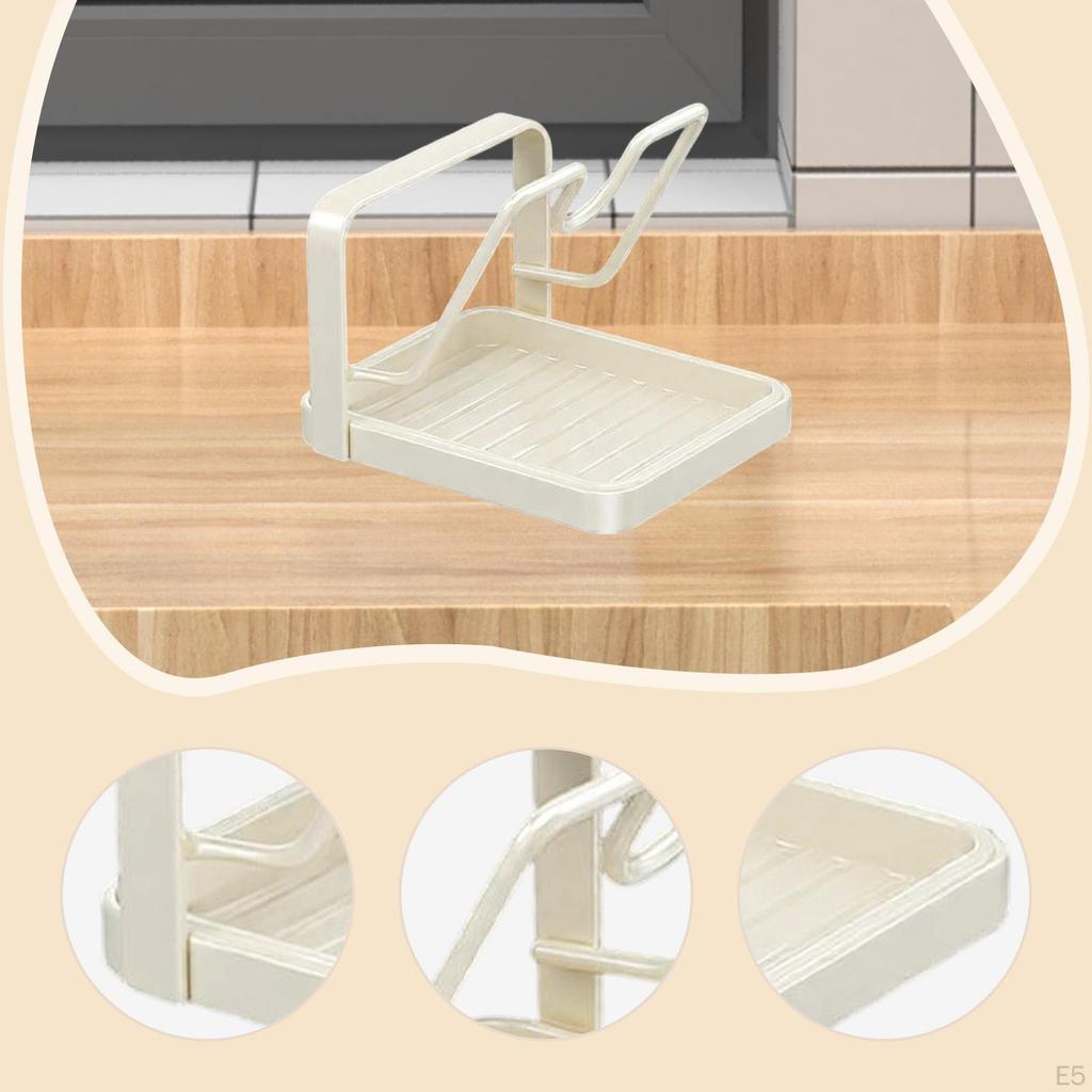 Pot Lid Storage Rack Cover Organizer Stand Space Saving Multipurpose Utensils for Cooking Top