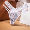 French Hollowed-Out Ice Silk Thong - Women's Fashion Low-Rise See-Through Strap Underwear