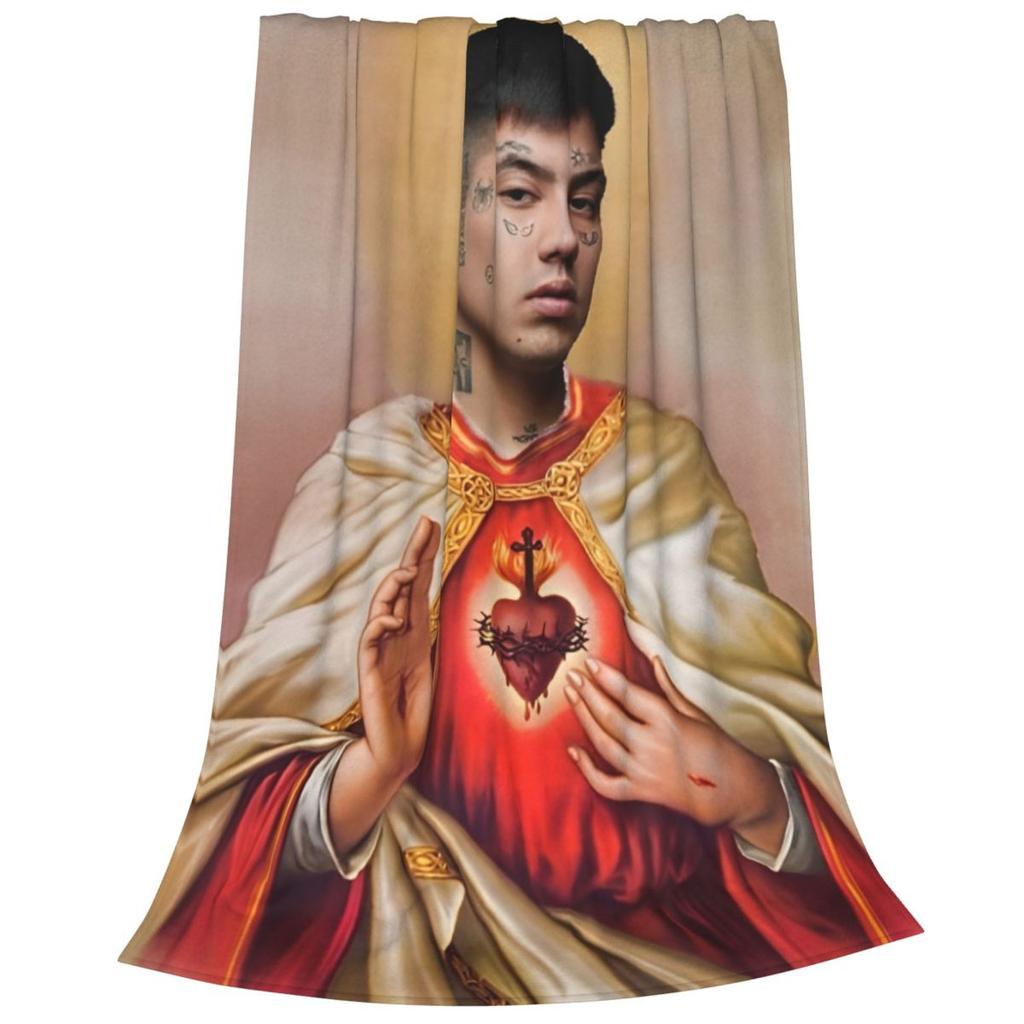 Duki Hip Hop Rapper Fleece Throw Blanket Blanket For Bed Bedroom Ultra-Soft Plush Thin Quilt