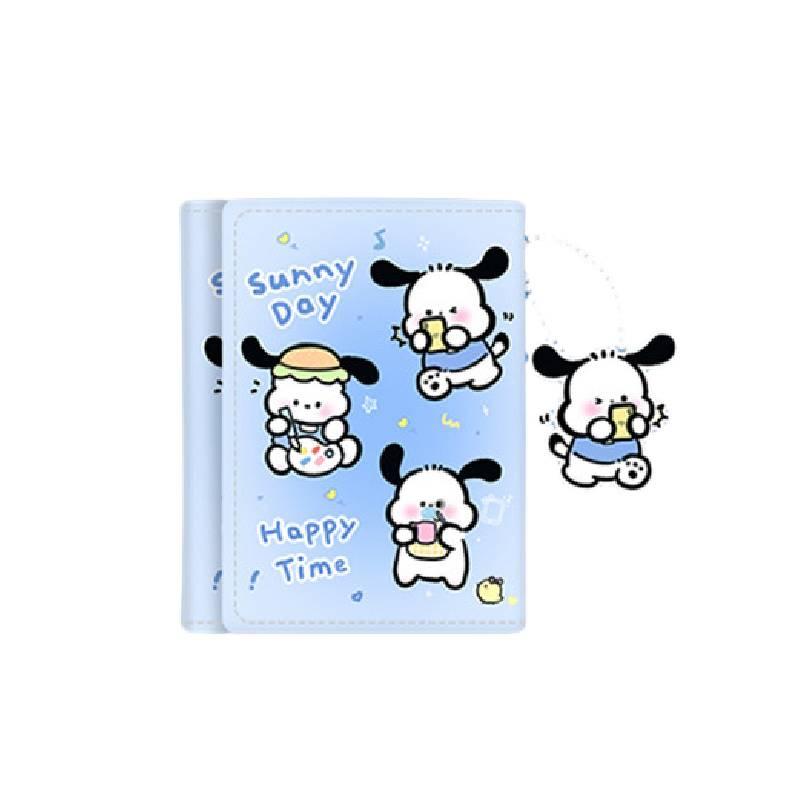 Stylish Anime Cartoon Print Wallet Mini Card Holder Easy Snap Closure Gender-neutral