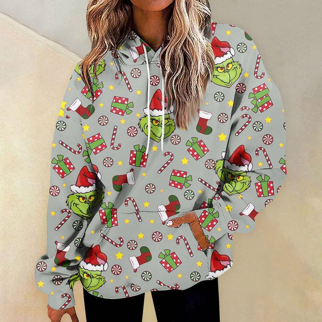 Women's Fashion Daily Versatile Casual Crewneck Sweatshirts Graphic Daily Long Sleeve Gradient Patchwork Printed Top Sweatshirts