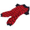 Indoor Pet Dog Jumpsuit Soft Clothes Polyester Dogs Bodysuits Long Sleeve Stripe Shirt