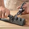 Professional Knife Sharpener Quick Edge Sharpening 3 in-1Fine & Coarse Grinding Kitchen Knife Scissor Sharpener Kitchen Supplies