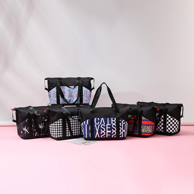 Fashion Fitness Bag Trend Dry and Wet Separation Travel Bag Large Capacity Expansion Going out Boarding Business Travel Luggage