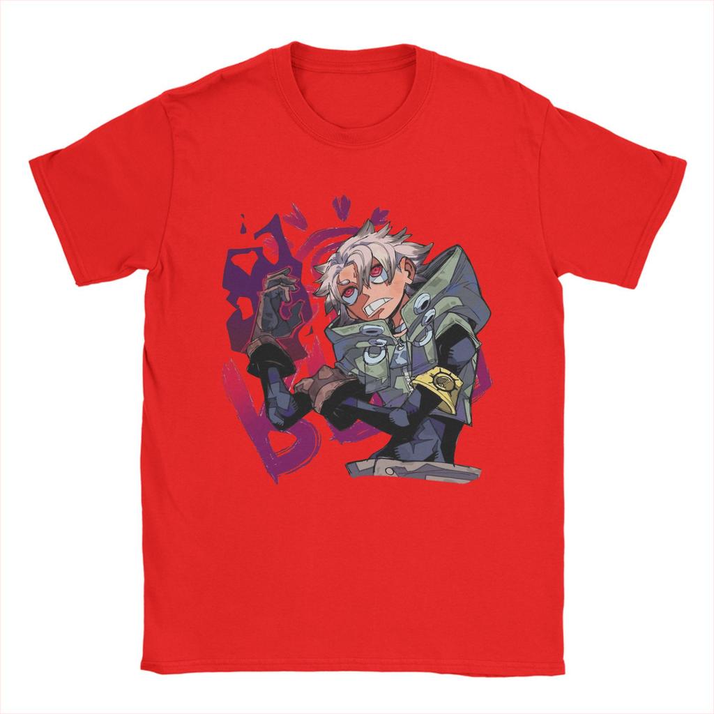 Men's Rudo Surebrec Gachiakuta Anime T Shirt 100% Cotton Tops Crazy Short Sleeve Round Collar Tee Shirt Plus Size T-Shirt