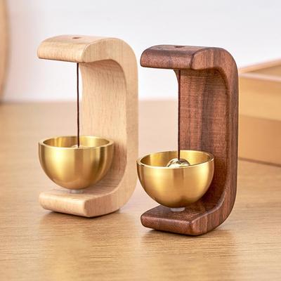 Door Bell Wooden Wind Chimes Wireless Doorbell Entrance Door Bell Decorative Wind Bell for Home Opening Home Decoration