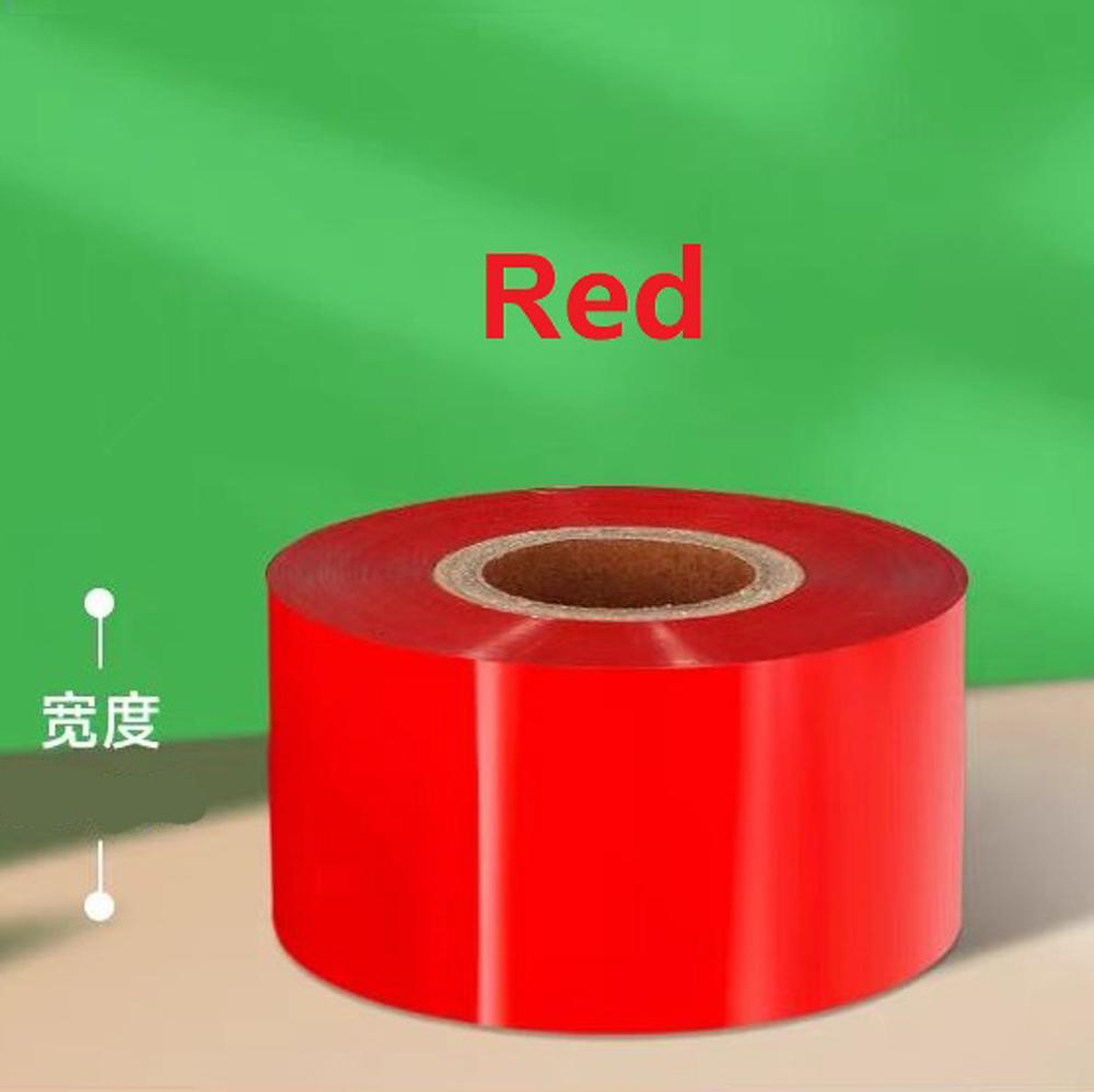 Thermal-transfer Care Tag Printer Inked Ribbon 30-50mm Care Label Printing Color Inked Ribbon Roll for Home Textiles/clothing