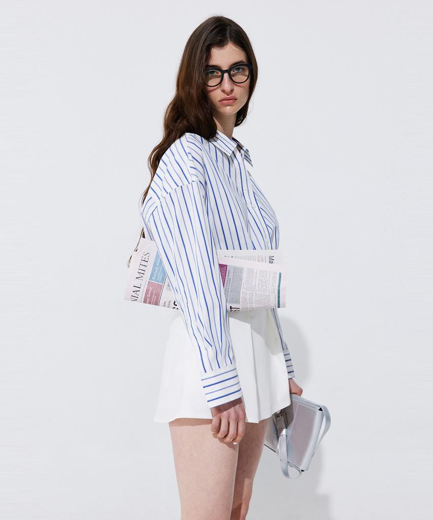 WNDERKAMMER Tuck Skort_White (Tuck Skirt Pants_White)