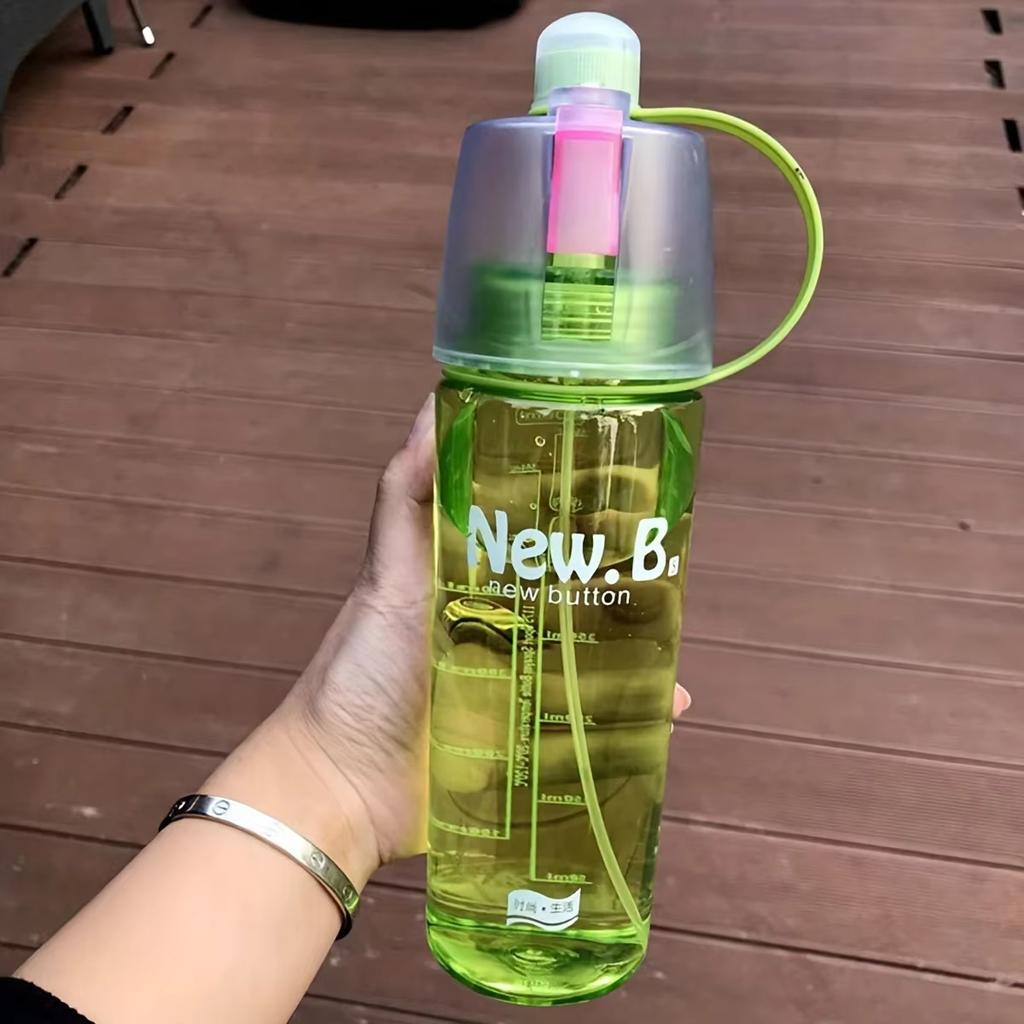 1/2/4pcs 600ml Sports Water Bottle Can Drink Spray Water Bottle Portable Leakproof For Travel Climbing Outdoor Gym Sport Bottles 1