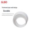 GLBO PVC Eccentric Drain Pipe Reducing Connector