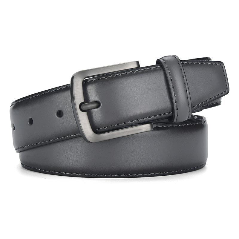 Belt Men'S Leather Retro Business Casual Leather Belt Belt Men'S Cowhide Belt