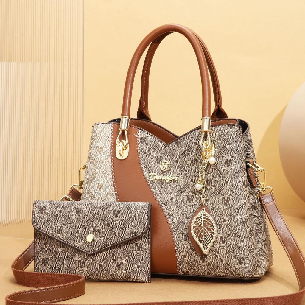 Premium bag fashionable new shoulder crossbody portable large capacity retro flower tote women bag