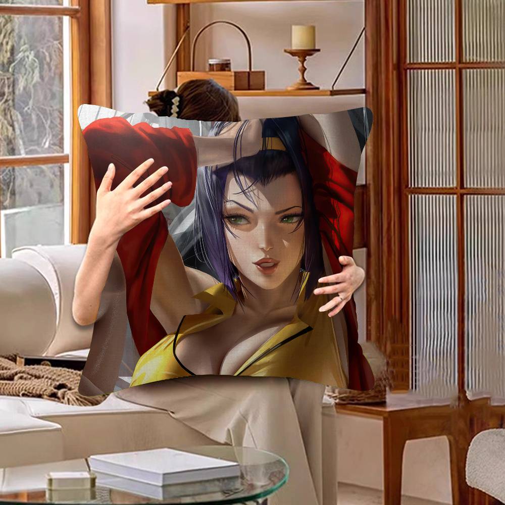 C-Cowboy B-Bebop Anime Cushion Cover Decorative Pillow Sofa Home Decor Case Pillow Cases