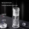 Deli 410mL Double-Wall Glass Cup with Tea Infuser