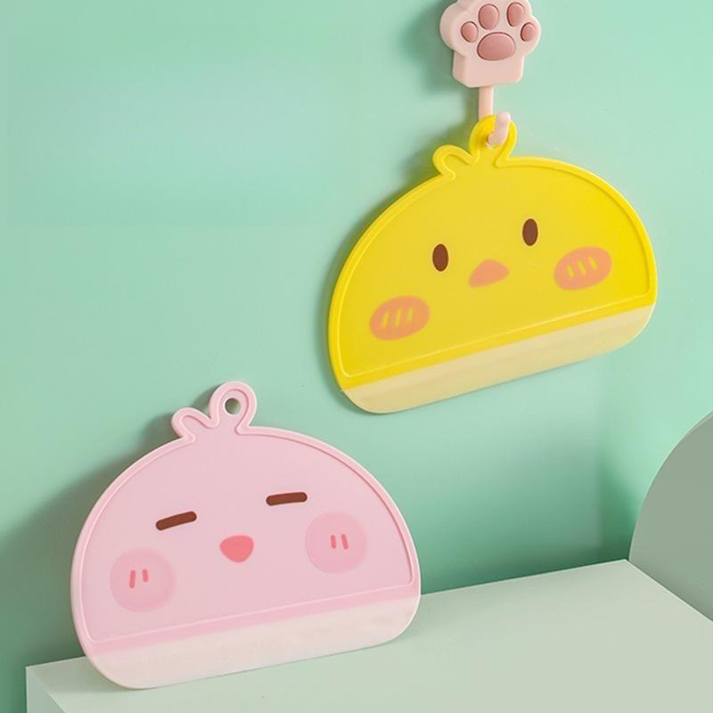 Mofeng Design Cartoon Water Scraper Board Bathroom Mirror Mist Removal Hand Wash Table Cleaning Mini Glass Wiper