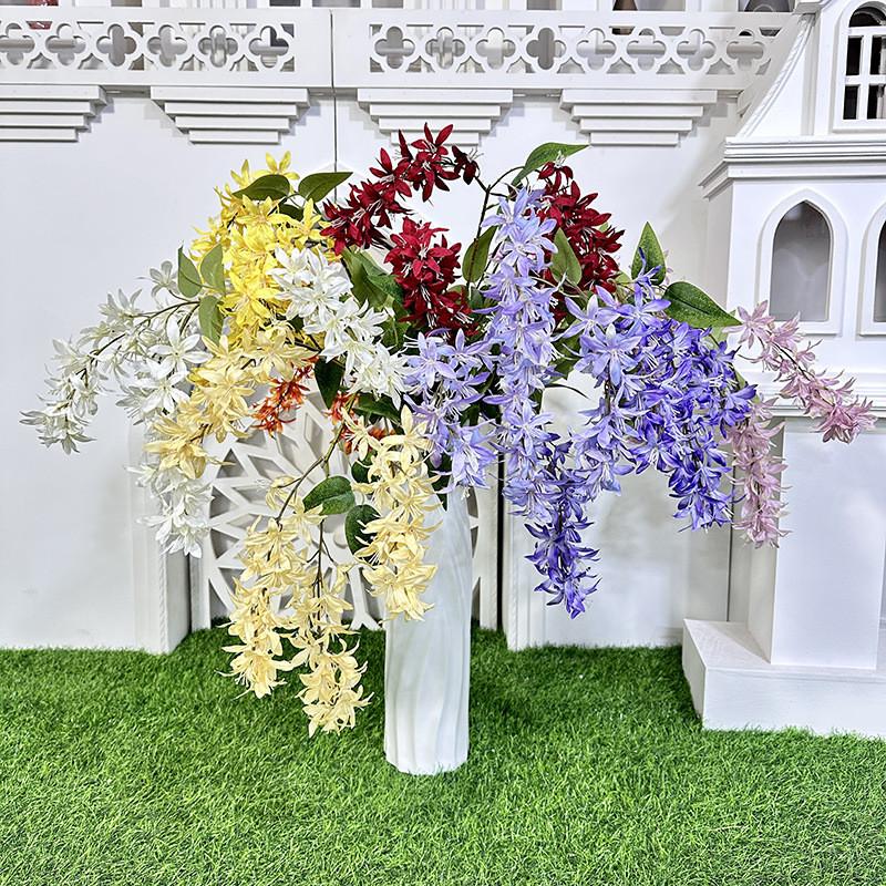 Wedding Silk Wisteria Decoration Flowers For Venue Ambiance And Shoots Photo