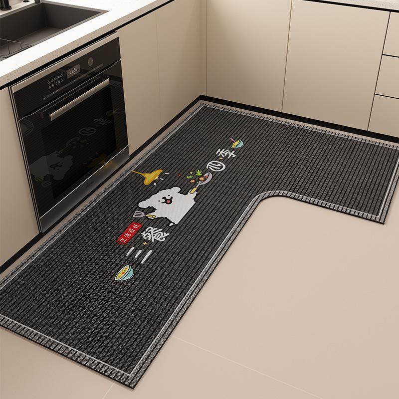 

Г-образный грязеотталкивающий коврик Diatom Mud с усовершенствованной системой контроля, легкоочищаемый противоскользящий коврик, бытовой водопоглощающий быстросохнущий коврик для ног 80 * 120 * 45Cm (