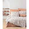 Bed Linen Set - 1 Duvet Cover 220 X 240 Cm + 2 Pillowcases 60 X 60 Cm - 100% Reinforced Cotton - Caramel