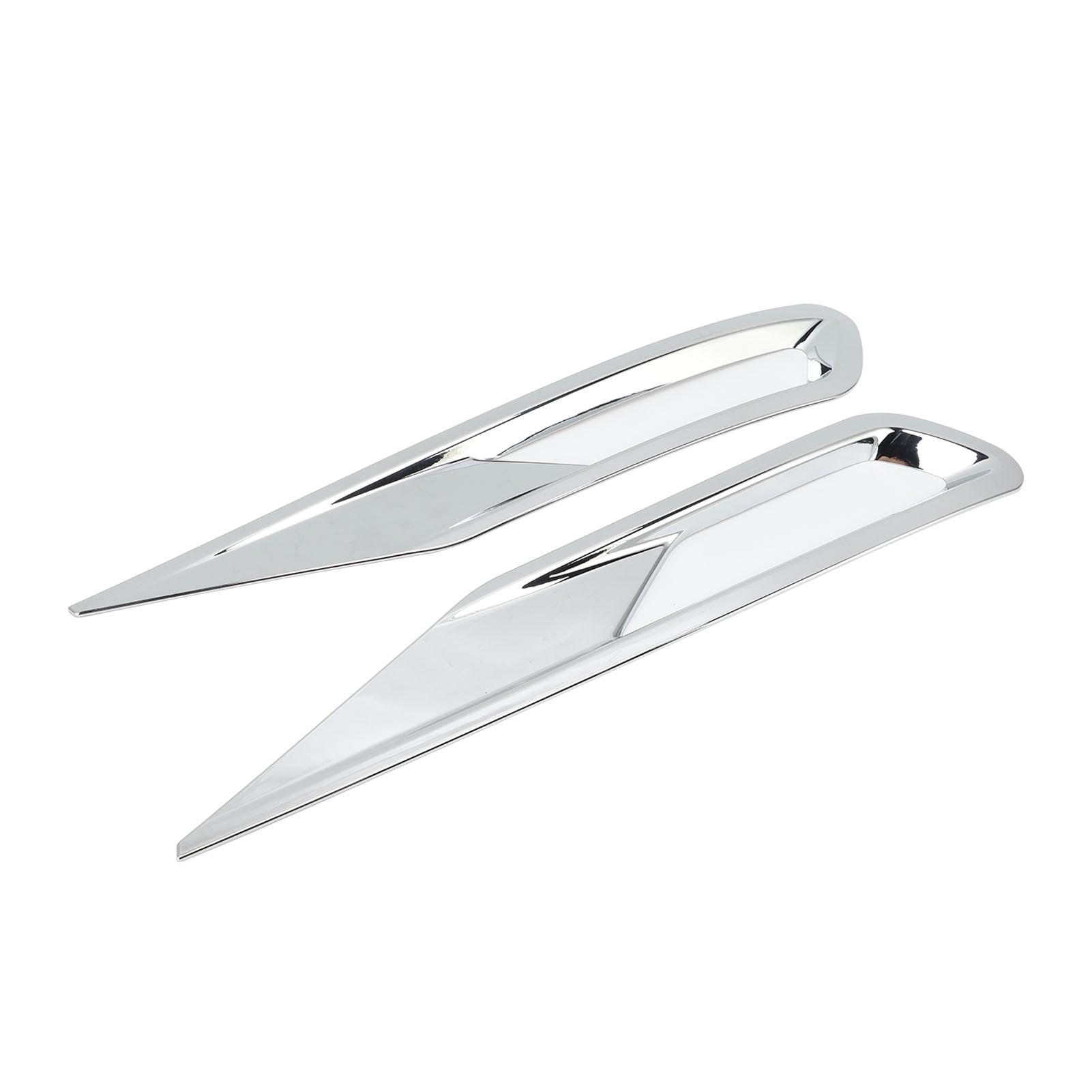 2 шт. Накладка на крышку передней противотуманной фары, серебристая, рамка противотуманной фары, замена для XC60 2018–2021