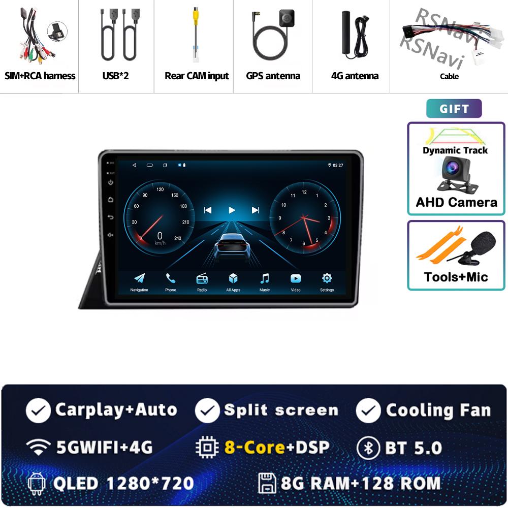 Android 14 Carplay Car Radio For TOYOTA SIENTA 2016 2017 2018 2019 - 2021 Multimedia Video Player Navigation GPS Stereo 2Din DVD