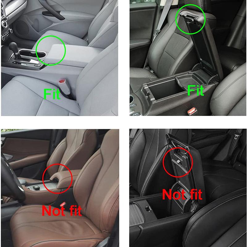 Pro Acura RDX 5 dveří 2013-2018 Černá západka středové konzoly Loketní opěrka Zámek Víko Autodíly Příslušenství 83417-TX4-A01