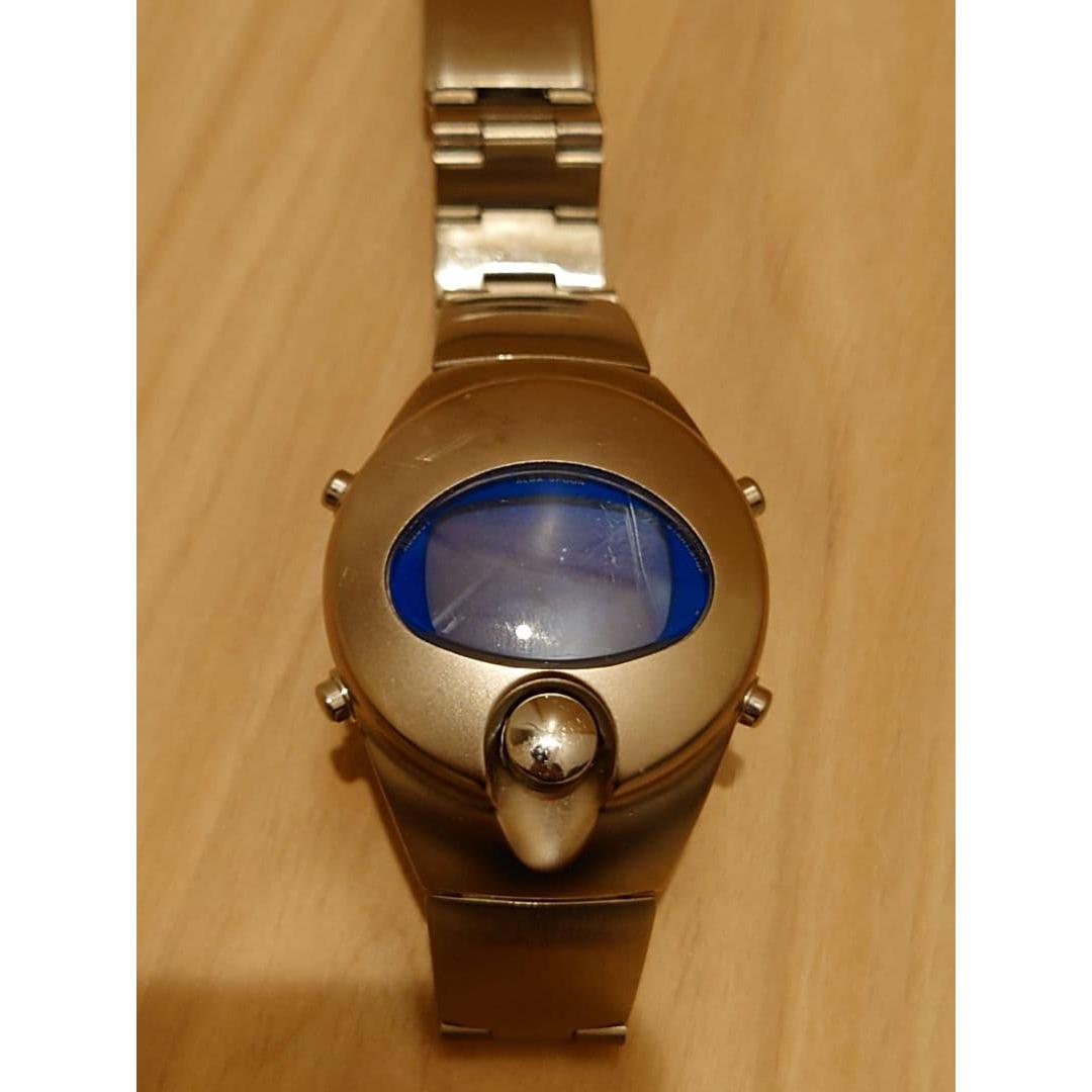 [Rare] Seiko Alba Spoon W620-4240 Blue Windshield Stainless Steel