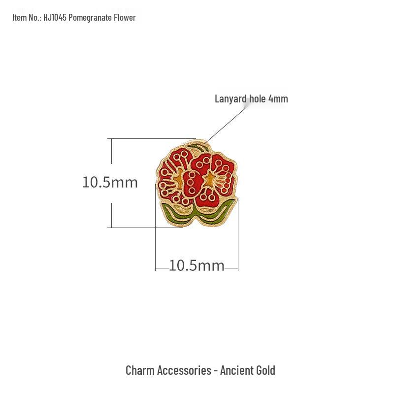 Birth Flower Gourd Bracelet & Necklace: Prosperity & Fortune DIY Bead Accessories