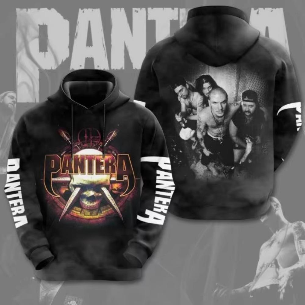 New Heavy Metal Rock Band Pantera 3d Print Hoodies Men Women Fashion Large Hoodie Sweatshirt Men Clothing Hip Hop Tracksuit