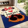 Minnie Loves Mickey Carpet Rug Soft Washable Antislip Home Living Room Sofa Mats Personalized Christmas Rug